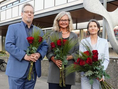 Stefan Feldmann, Barbara Thalmann und Patricia Bernet